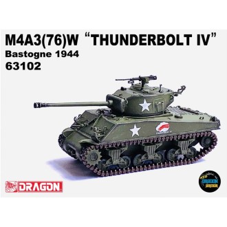 Dragon Armor M4A3(76)W "Thunderbolt IV" Bastogne 1944 1:72 Scale 63102