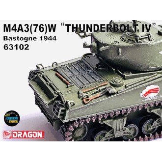 Dragon Armor M4A3(76)W "Thunderbolt IV" Bastogne 1944 1:72 Scale 63102