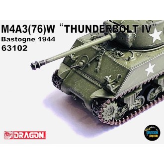 Dragon Armor M4A3(76)W "Thunderbolt IV" Bastogne 1944 1:72 Scale 63102