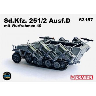 Dragon Armor Sd.KFz. 251/2 Ausf.D mit Wurfahmen 40 Half-Track World War II 1:72 Scale 63157