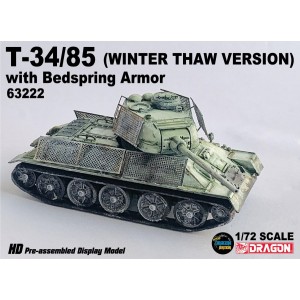 Neo Dragon Armor T-34/85 with Bedspring Armour (Winter Thaw Version) Special Edition 1:72 Scale 63222  