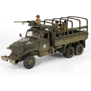 Forces of Valor GMC CCKW-353B US Army Cargo Truck US 1st Infantry LST Ship Ramp Weymouth May 1st 1944 1:32 Scale 801201A 