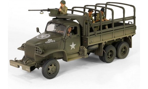 Forces of Valor GMC CCKW-353B US Army Cargo Truck US 1st Infantry LST Ship Ramp Weymouth May 1st 1944 1:32 Scale 801201A 