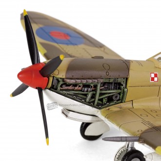 Forces of Valor British Supermarine Spitfire Mk IX RCAF, EN315 ZX-6 CG of Flt. Lt. Eugeniusz Horbaczewski of No.145 Sqn, La Fouconnerie, Tunisia, April 1943 1:72 Scale 812005D