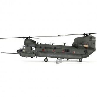 Forces of Valor Boeing Chinook MH-47G 03740 United States Army #160 Special Operations Aviation Regiment, 160th SOAR(A) Night Stalkers 1:72 Scale 821005E 