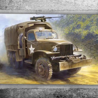 Forces of Valor U.S. GMC 2.5 Ton cargo truck Normandy June 1944 1:72 Scale Kit 873006A