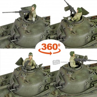 Forces of Valor U.S. Sherman M4 (75) Medium Tank VVSS Suspension 753th Tank Battalion Gustav Line Italy 1944 1:32 Scale 912101A