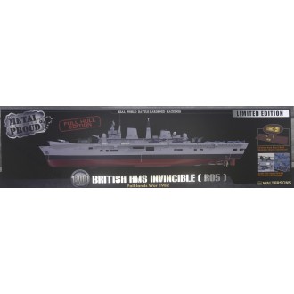 Forces of Valor British HMS Invincible (RO5) Light Aircraft Carrier Falklands War 1982 Full-hull Series Limited Edition 1:700 Scale 953001A