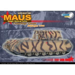 Dragon Armor Maus Super Heavy Tank with Mock-up Turret 1:72 Scale 60157 