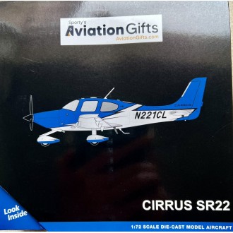 Gemini Jets General Aviation Cirrus Aircraft SR22 N221CL 1:72 Scale GGCIR017