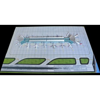 Gemini Jets Airport Mat for Delux Airport Terminal Double Rotunda 1/400 Scale GJAPS008