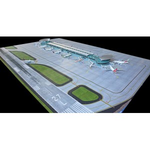 Gemini Jets Airport Mat for Delux Airport Terminal Double Rotunda 1/400 Scale GJAPS008 