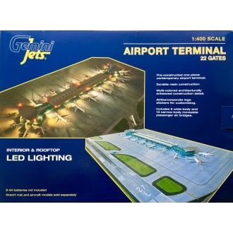 Gemini Jets Deluxe Airport Terminal Double Rotunda New Design 1/400 Scale GJARPTC