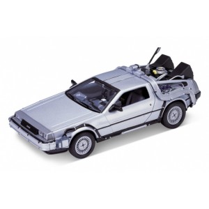 Welly Delorean Time Machine Back To The Future 1 OUTATIME 1/24 Scale 22443W 