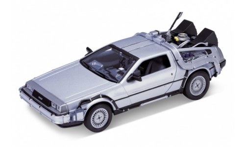 Welly Delorean Time Machine Back To The Future 1 OUTATIME 1/24 Scale 22443W 