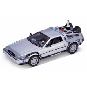 Welly Delorean Time Machine Back To The Future 2 OUTATIME 1:24 Scale 22441W 