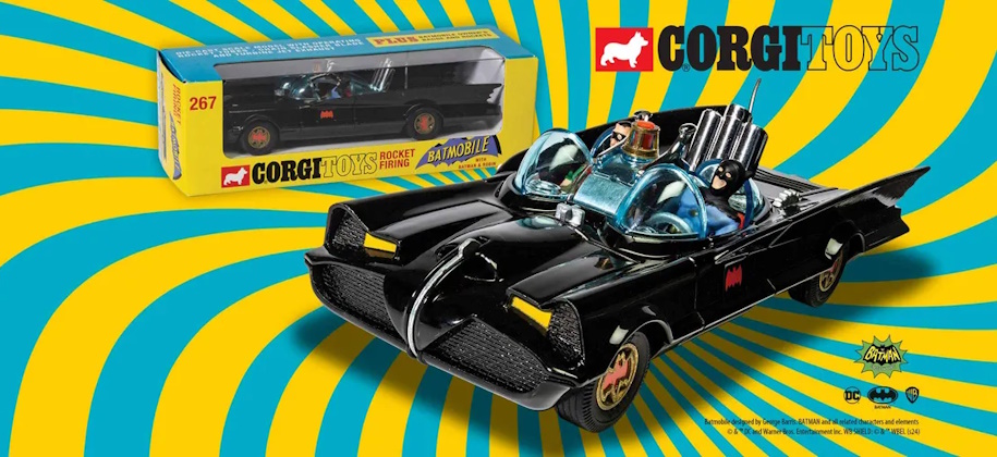 Corgi Batmobile With Batman & Robin 1966 1:46 Scale RT26701