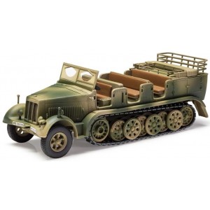 Corgi Sd.Kfz.7 Krauss-Maffei Medium Towing Half-Track Luftwaffe Flak Gun Artillery Tractor Tunisia May 1943 1:50 Scale CC60013  