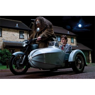 Corgi Harry Potter Hagrid's Motorcycle and Sidecar with Hagrid and Harry Figures CC99727