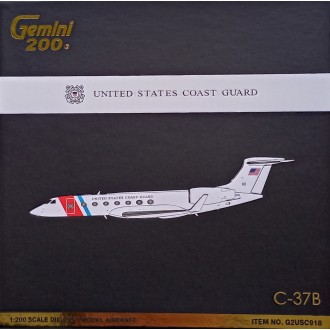 Gemini 200 United States Coast Guard Gulfstream G550 C-37B 02 1:200 Scale G2USC918 Broken Front Landing Gear