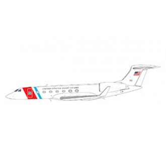 Gemini 200 United States Coast Guard Gulfstream G550 C-37B 02 1:200 Scale G2USC918 Broken Front Landing Gear