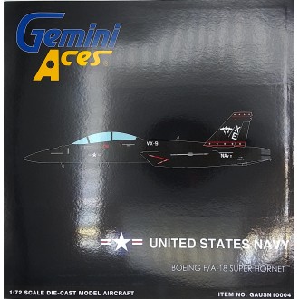 Gemini Aces US Navy Boeing F/A-18F Super Hornet VX-9 Vandy 1 166673 1:72 Scale GAUSN10004