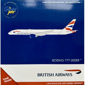 Gemini Jets British Airways Boeing 777-200ER G-YMMS 1:400 Scale GJBAW2117