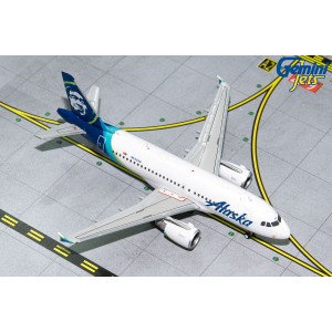 Gemini Jets Alaska Airlines Airbus A319 N530VA 1:400 Scale GJASA1851 