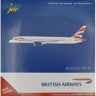 Gemini Jets British Airways Boeing 787-8 Dreamliner G-ZBJG 1:400 Scale GJBAW2107 Detached Engine