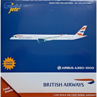 Gemini Jets British Airways Airbus A350-1000 Flaps/Slats Extended G-XWBB 1:400 Scale GJBAW2111F