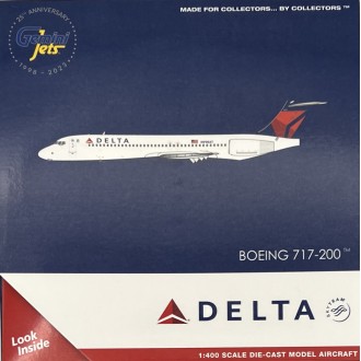 Gemini Jets Delta Air Lines Boeing 717-200 N998AT 1:400 Scale GJDAL2103 Broken Rear Landing Gear