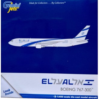 Gemini Jets EL AL Israel Airlines Ltd ELעל‎ALאל‎ Boeing 767-300ER 4X-EAN 1:400 Scale GJELY1270