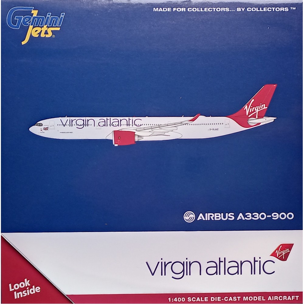 爆売り！ 1:400 Gemini Jets Gemini Virgin GJVIR2181 For A330-900NEO