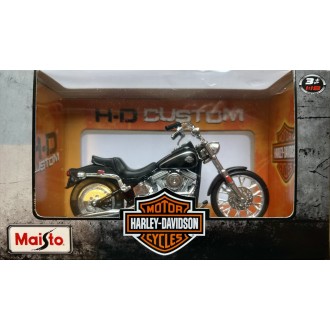 Maisto Harley-Davidson 1984 FXST Softail Black 1/18 Scale