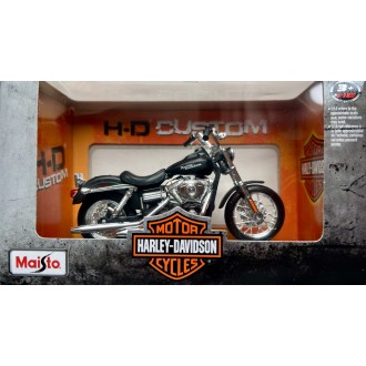 Maisto Harley Davidson 2006 Dyna Street Bob Black 1/18 Scale