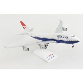 Skymarks British Airways 747-400 Negus Retro Livery 100 Year Anniversary 1919-2019 with Landing Gear G-CIVB 1:200 Scale SKR1037